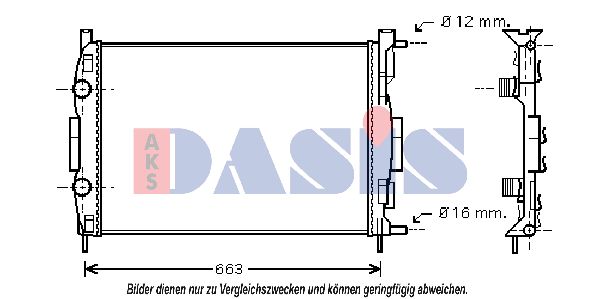 AKS DASIS Radiators, Motora dzesēšanas sistēma 181002N